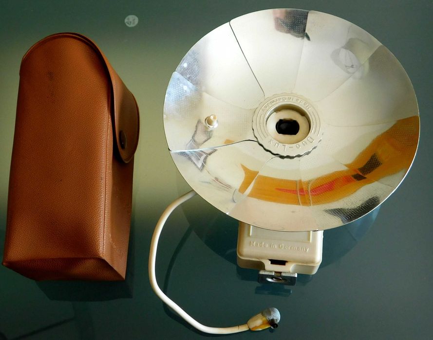 Antigo Flash Duo LUx 1960 fotografia vintage