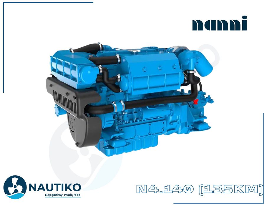 Silnik Diesel NANNI N4.140 (140 KM) | Turbo Intercooler |Kubota |Jacht