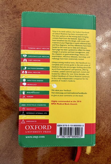 Livro Oxford Handbook of Clinical Medicine (10th Edition)