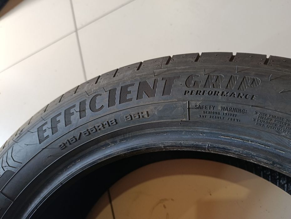 Комплект шин б/у 215/55R18 95H Goodyear Efficientgrip Performance