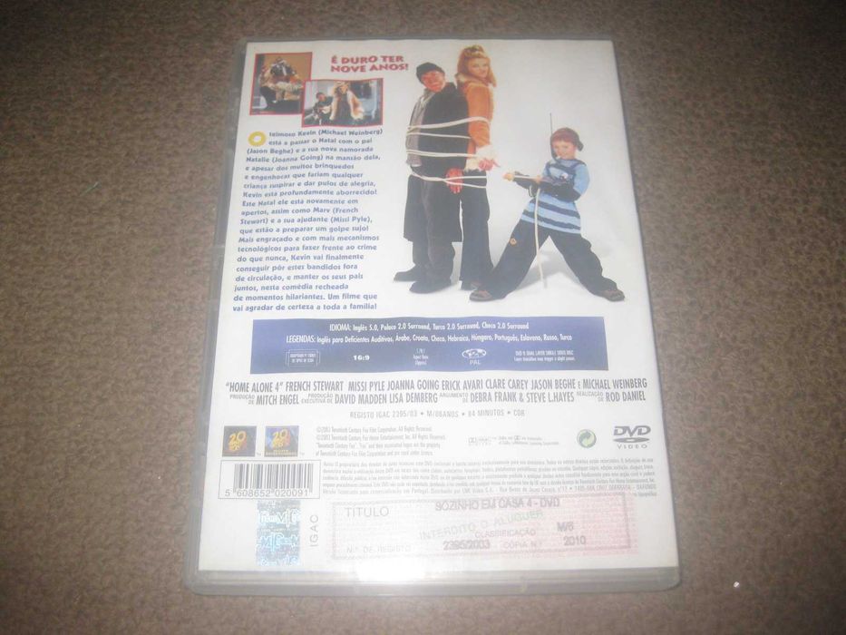 DVD "Sozinho em Casa 4" com Mike Weinberg/Raro!
