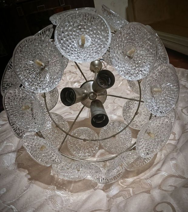 Люстра спутник одуванчик Ера СССР вінтаж ретро реставрована