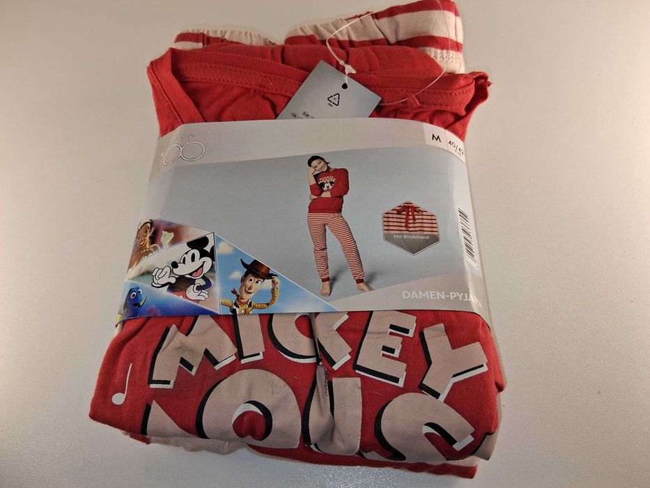 A283 Piżama Damska Disney Myszka Miki Bawełniana M 40/42