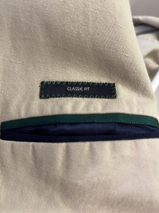 Blazer de linho bege - 48 (parece M) Purificacion Garcia