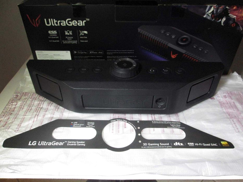 LG UltraGear GP9 3D DTS, ESS HiFi Quad DAC - stan PERFEKT
