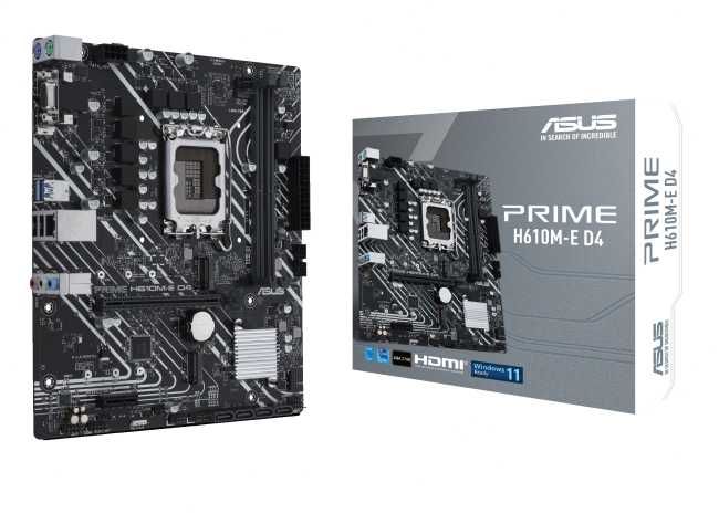 Motherboard ASUS PRIME H610M-E D4 — Como Nova (ainda em garantia)