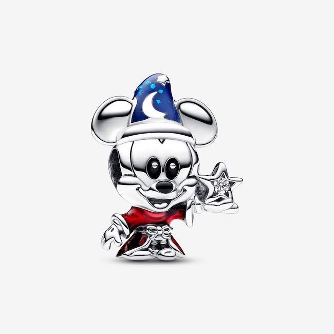 Conta Mickey Aprendiz de Feiticeiro Disney Pandora Prata de Lei 925