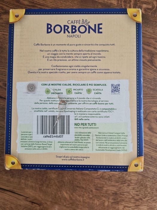 Borbone Miscelal ORO saszetki ESE 150szt Kawa