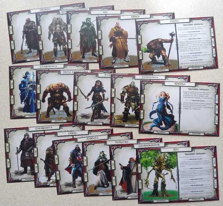 90 kart poszukiwczy do gry Talisman