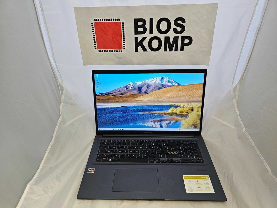 Laptop ASUS Vivobook/17,3" FHD/AMD R7-5800H/16 GB RAM /512 GB SSD/Bioskomp Gwarancja