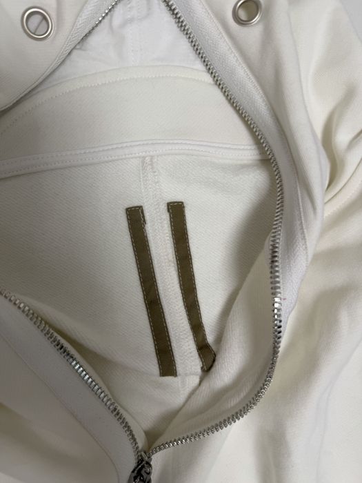 зип худи Rick owens DRKSHDW Gimp white zip up M L protocol index prada