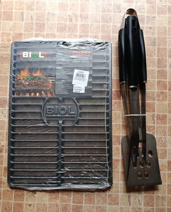 Чугунная решетка для гриля+ набор