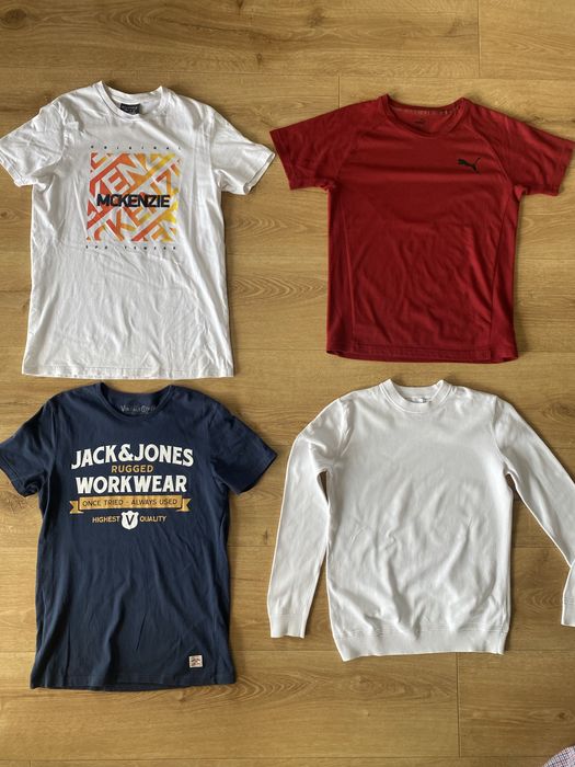 Puma Jack&Jones Mc Kenzie T shirt S-M sweter TopMan 4 sztuki komplet