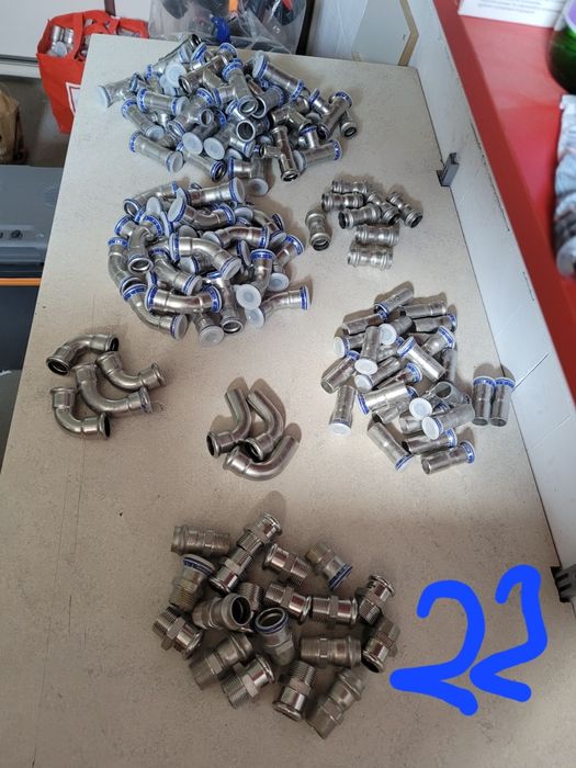 Geberit, mapress, Viega, edelstahl, nierdzewka do wody pitnej 15-28