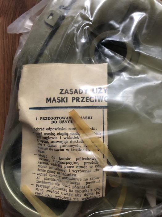 Maska przeciw gazowa PRL