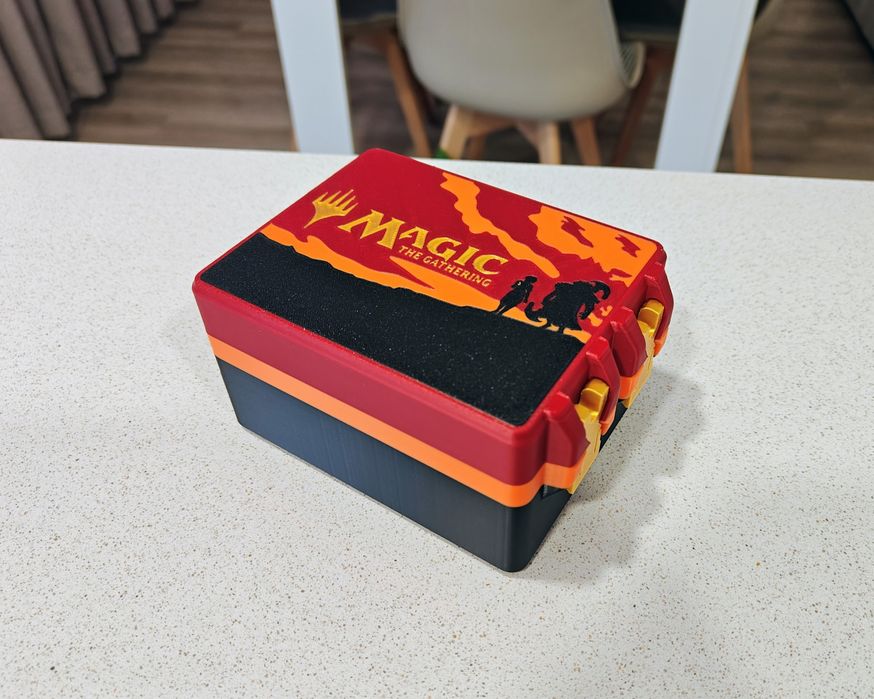 Caixa Magic The Gathering cartas e dados