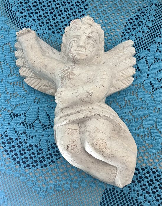Escultura de anjo em Pedra de sabão