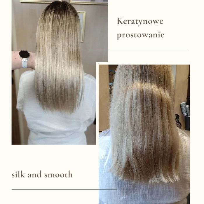 Keratynowe prostowanie botox nanoplastia rekonstrukcja regeneracja
