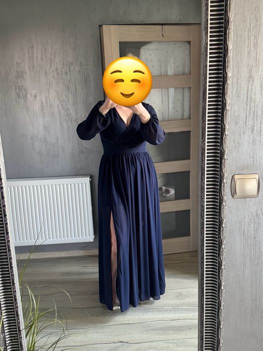 Sukienka dluga maxi Roco Fashion XL