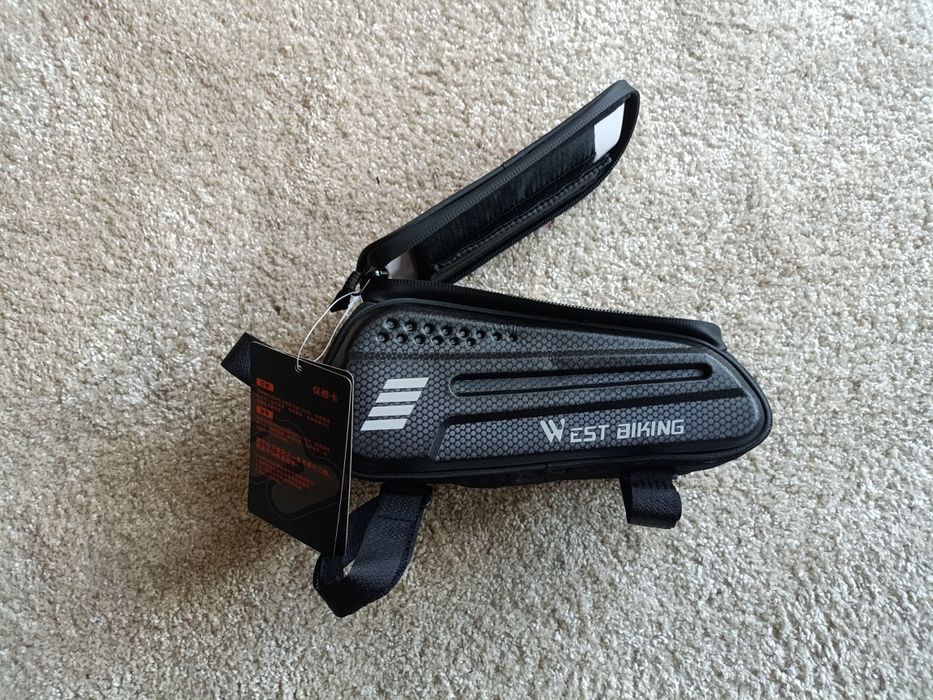 10€ - NOVA - Bolsa de quadro para bicicleta 1,5L