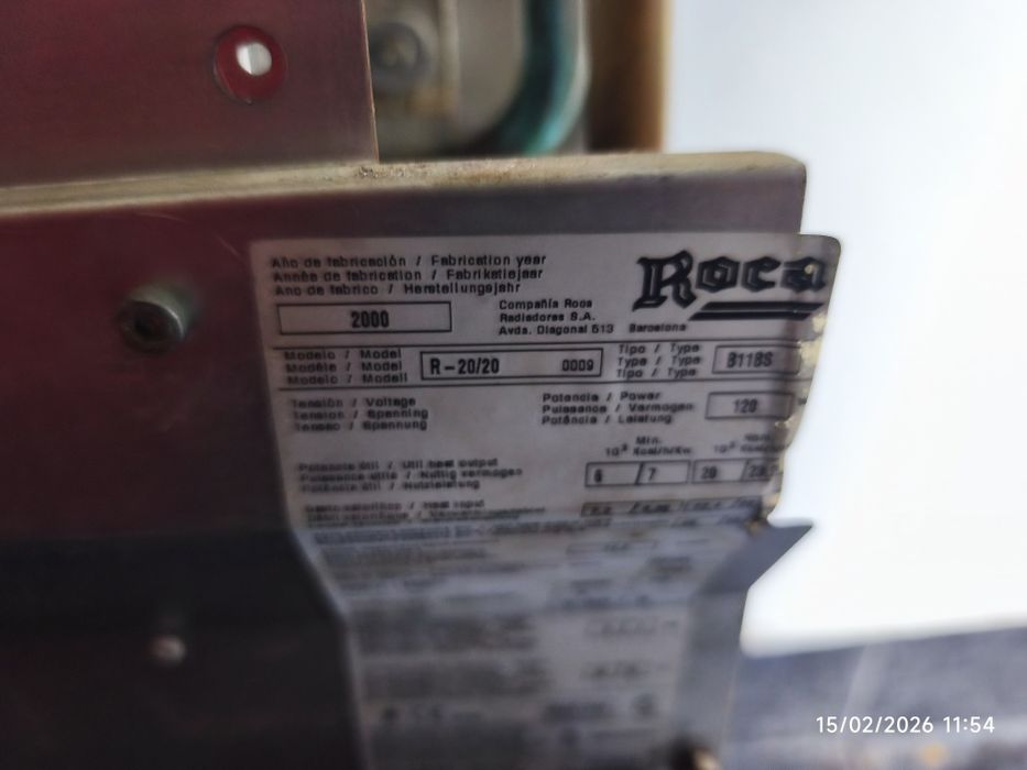 Caldeira mural 20/20