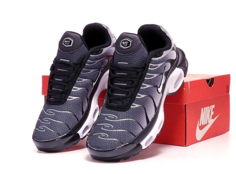 Кросівки Nike Air Max TN Plus Double Grey Premium | Кроссовки Найк чоловічі жіночі