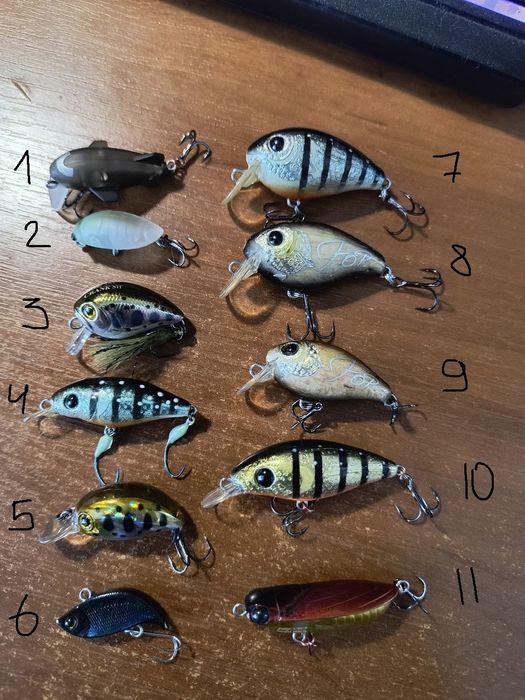 Воблери для ловлі кленя/голованя/голавля/джерки/свімбєйти