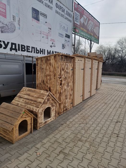 Будки собачі Туалети стільчики