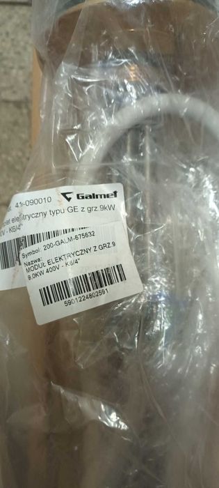 GALMET grzałka - Komplet el. GE z grz. 9kW 400V-K6/4"