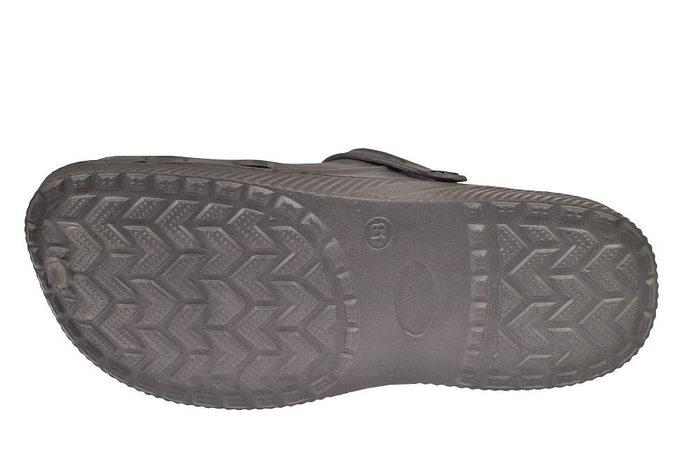 Duże klapki kroksy chodaki męskie z paskiem 8105 GR roz. 48