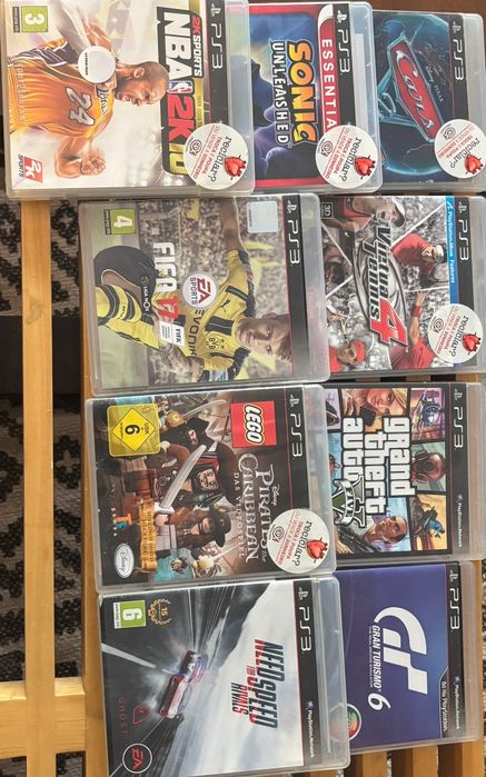 PS 3 em ótimo estado com 9 dos jogos mais jogado