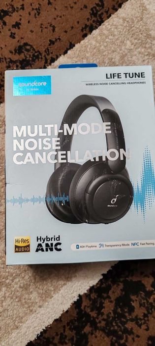 Наушники блютуз  Anker SoundCore Life Tune Black A3029