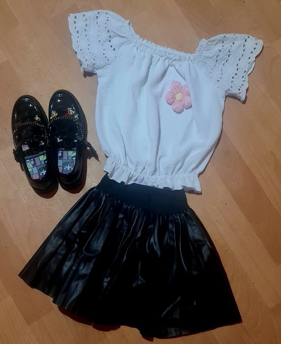 Odzież dziecięca + plecak szkolny