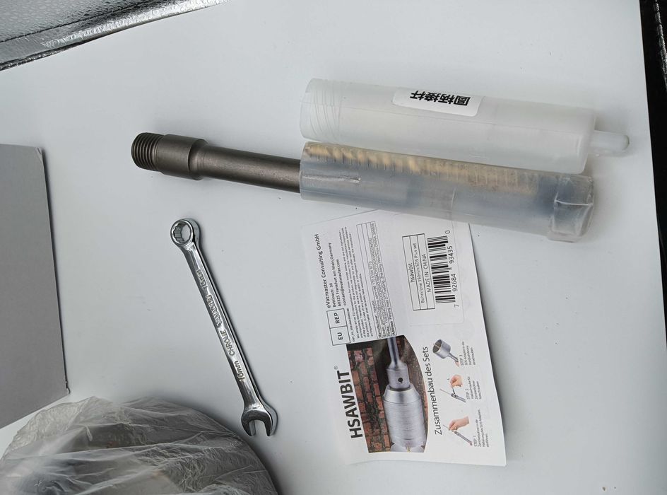 Conjunto de brocas de núcleo SDS Plus de 150 mm