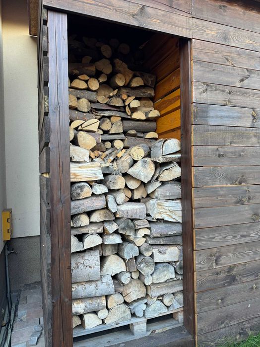 Szopa drewniana na drzewo i Quada