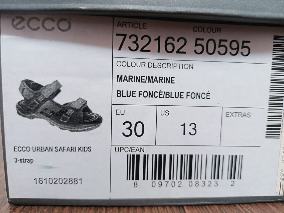 Сандалії Ecco  30 розмір