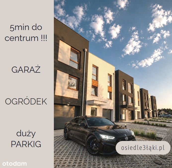 Nowy przestronny Apartament 4 pokoje, GARAŻ,PARKING, OGRÓDEK