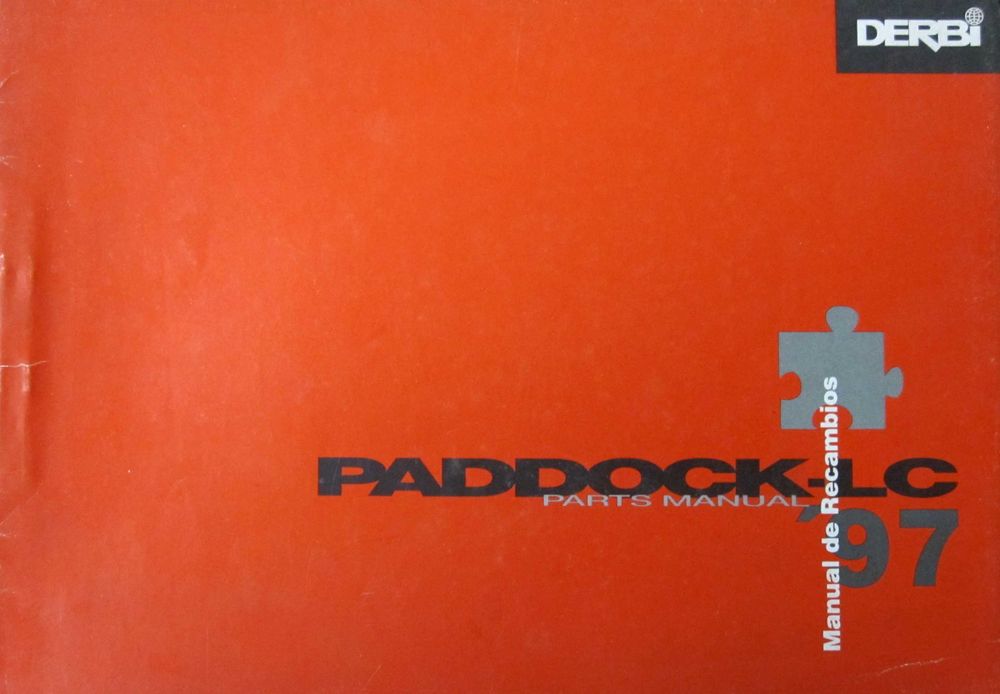 Livros técnicos de peças Oficina para a marca motorizadas DERBI
