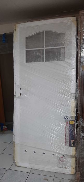 Drzwi łazienkowe białe klasyczne Porta Minimax szpros WC 80 P tuleje