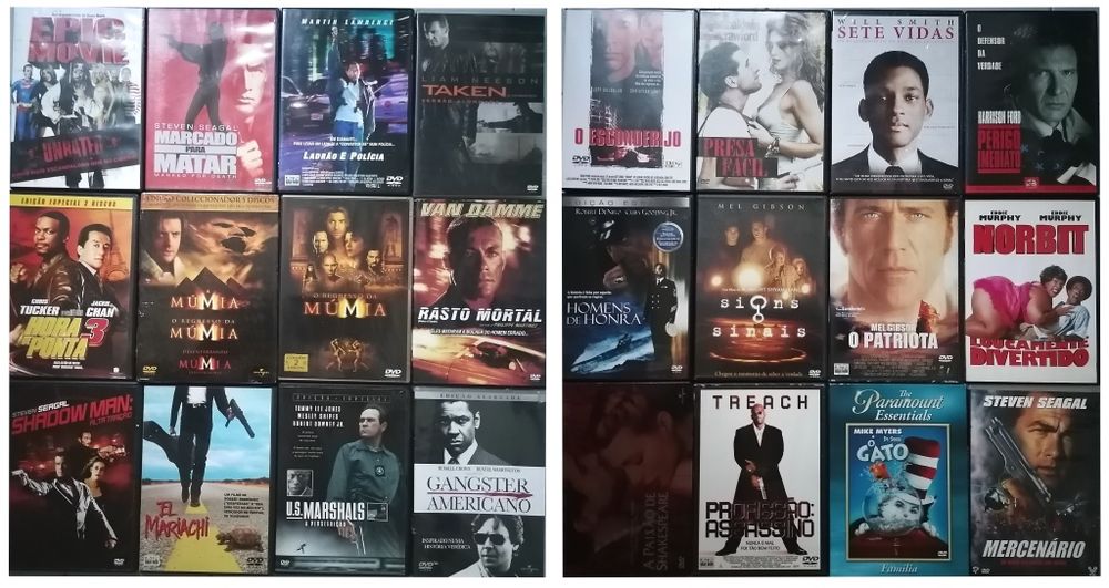 Lote 201 filmes DVD originais (LOTE 3)