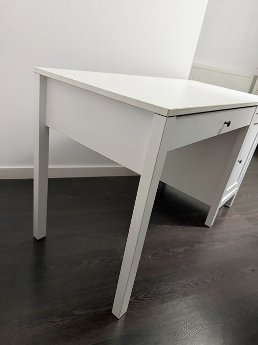 Biurko Hemnes biała bejca