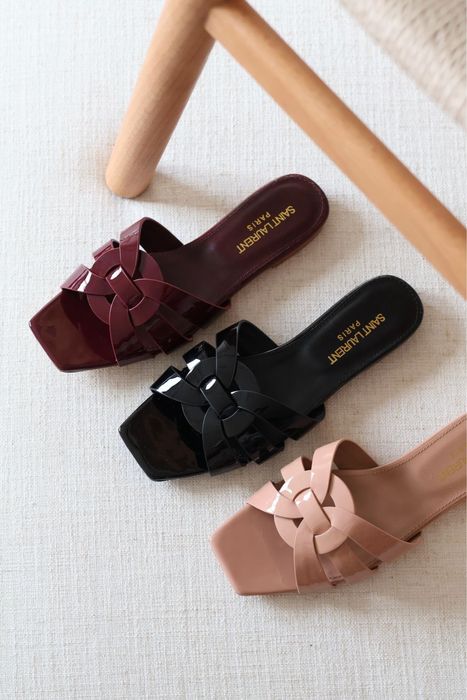 Klapki Saint Laurent