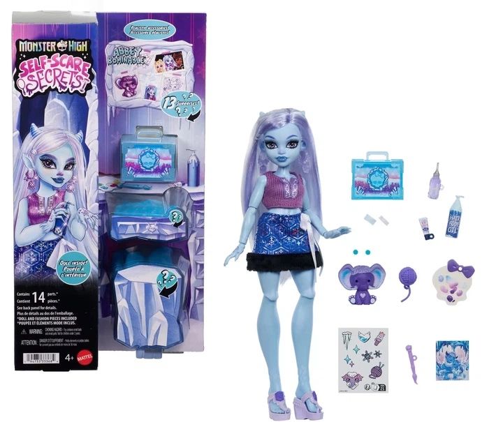 Лялька Monster High Self-Scare Secrets - Beauty Routine Abbey Bominable