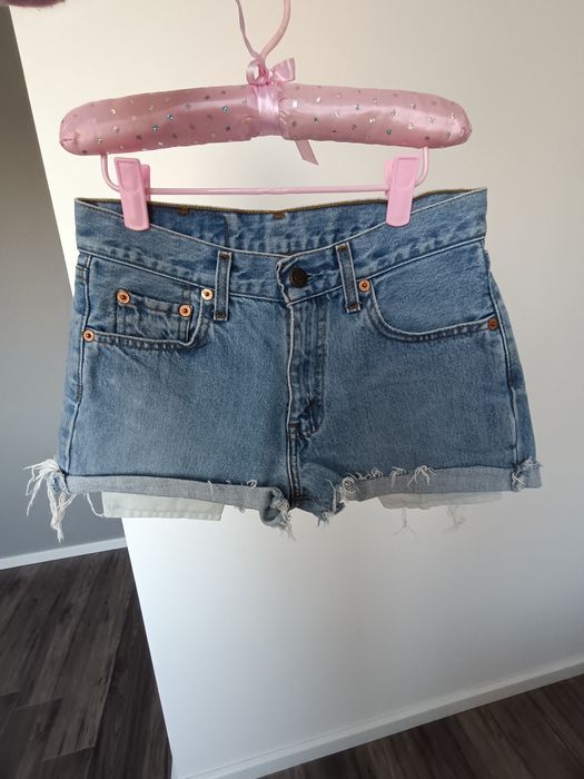 Szorty spodenki jeansowe Levi's niebieskie jeans Levis