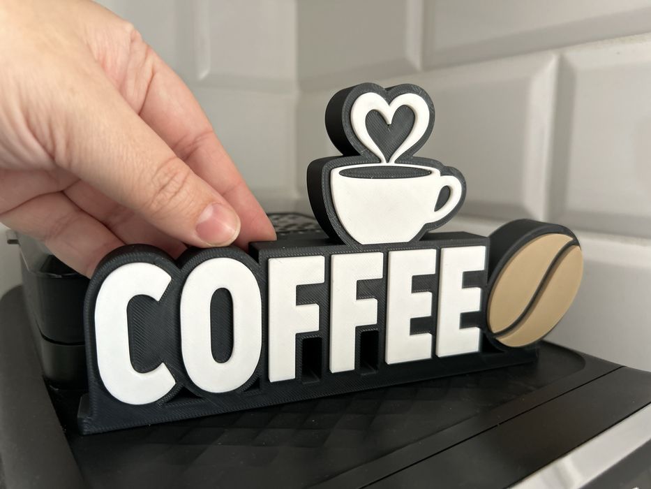 Dekoracyjny napis Coffee