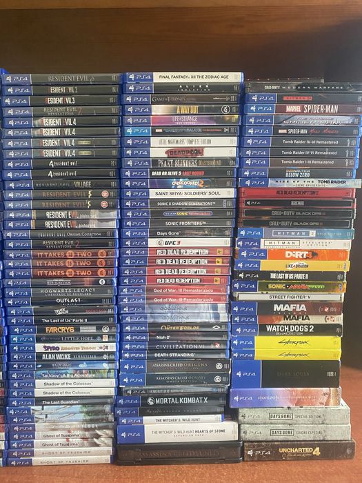 Lote de jogos PS4 e PS5