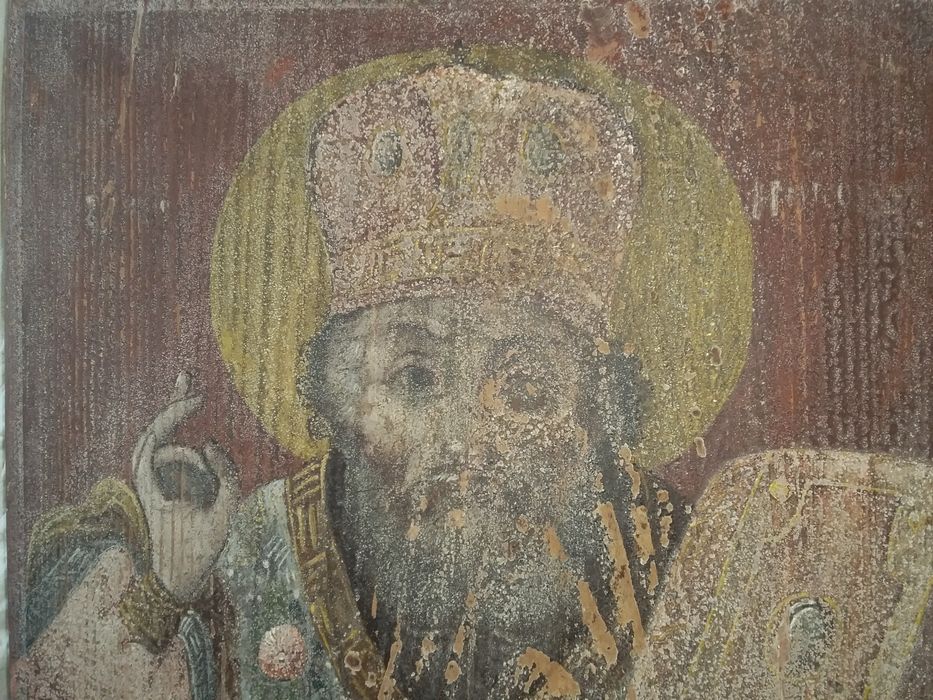 Икона Николай Чудотворец 18 век.