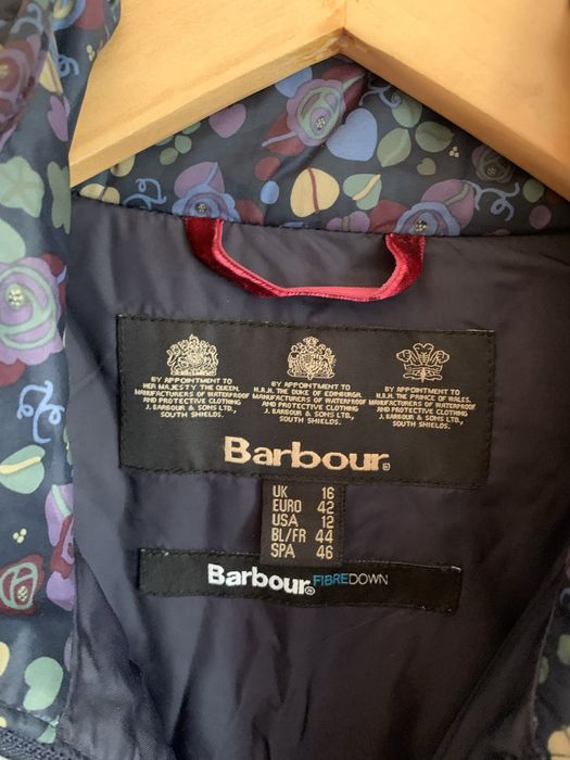 Barbour жилетка женская в принт цветочный розмер L — zdjęcie 3
