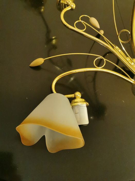 Lampa wisząca, złota, Okazja!