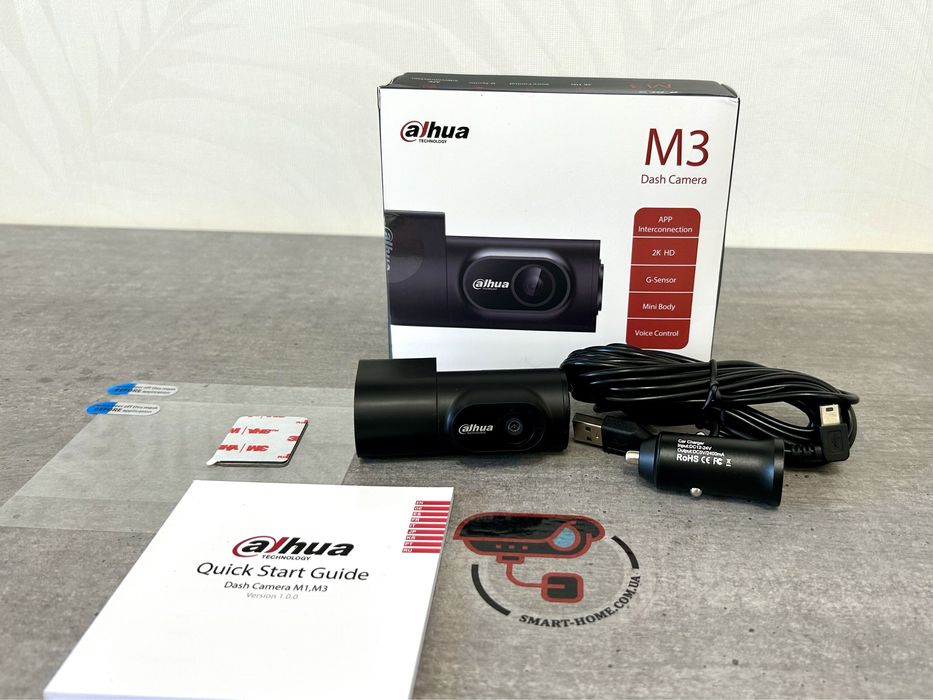 НОВИНКА 4Мп Dahua M3 автомобильный видеорегистратор в машину WiFi